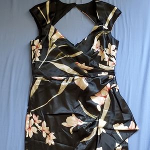 New maggy London floral black dress